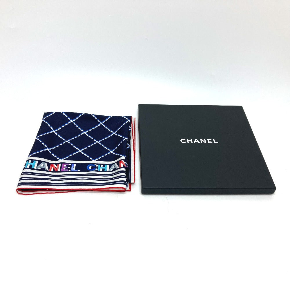 CHANEL キルティング ココマーク ロゴ CC  ファッション小物 スカーフ シルク レディース - brandshop-reference