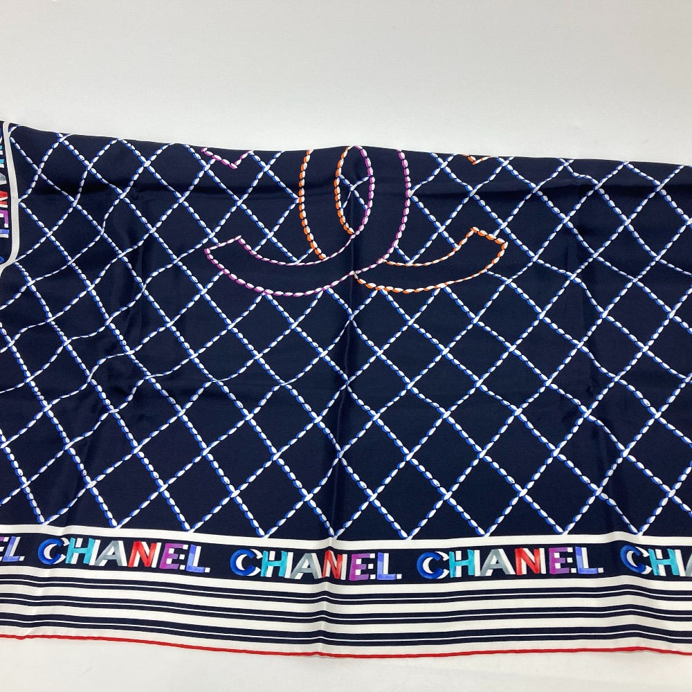 CHANEL キルティング ココマーク ロゴ CC ファッション小物 スカーフ シルク レディース | brandshop-reference