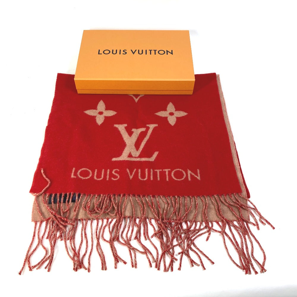 LOUIS VUITTON M78124 モノグラムジャイアント エシャルプ レイキャビック フリンジ マフラー カシミヤ レディース - brandshop-reference