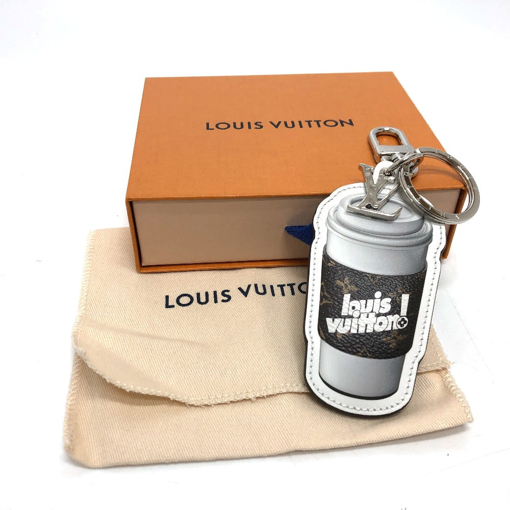 LOUIS VUITTON MP3108 モノグラム ポルトクレ モノグラムコーヒーカップ キーホルダー バッグチャーム レザー レディース - brandshop-reference