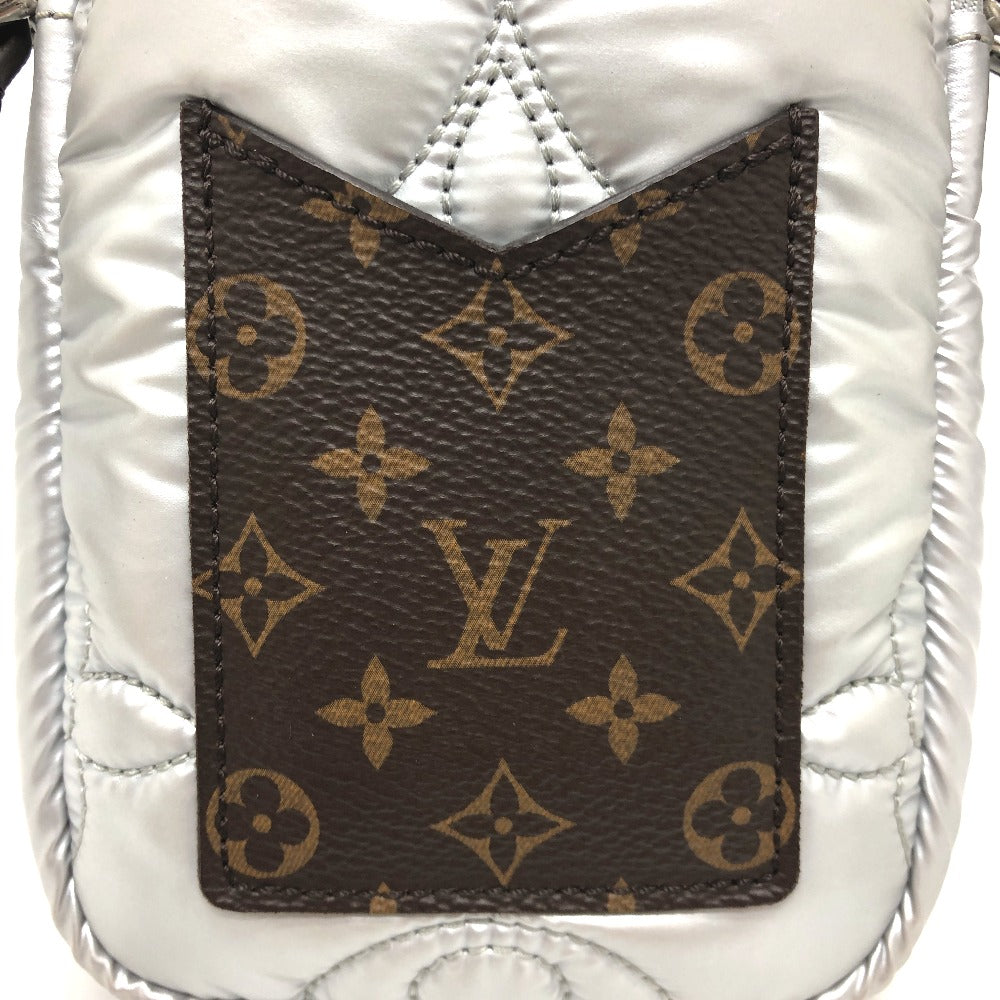 LOUIS VUITTON M81716 モノグラム フォンポーチ ポシェット ショルダーバッグ ナイロン/レザー メンズ