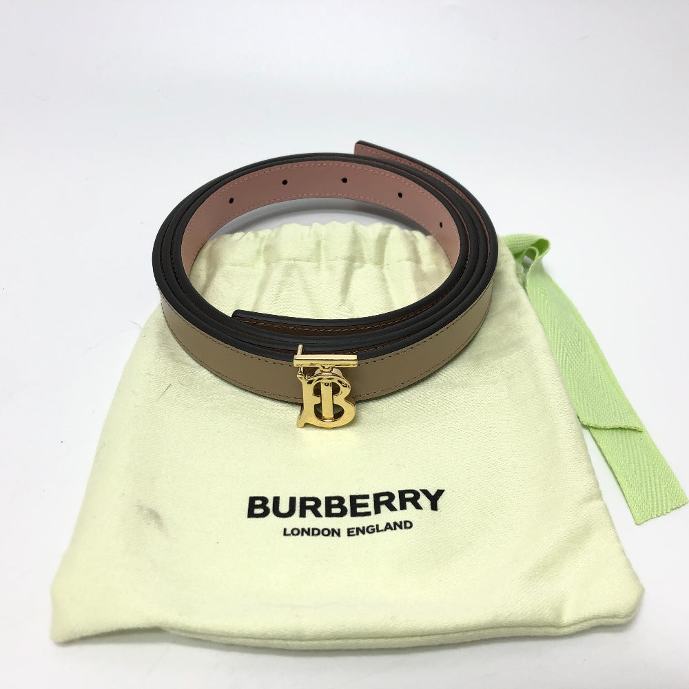 BURBERRY TB レザーベルト ベルト レザー レディース - brandshop-reference