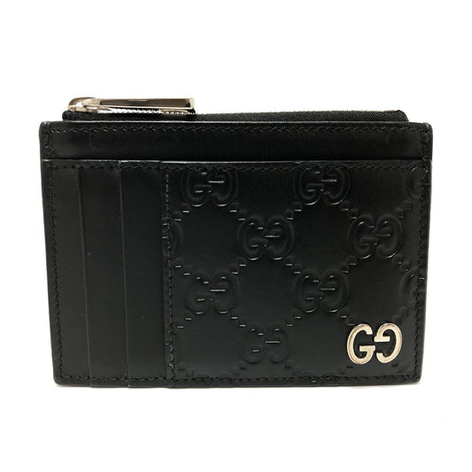GUCCI 597560 グッチシマ GG カードケース コインケース レザー メンズ - brandshop-reference