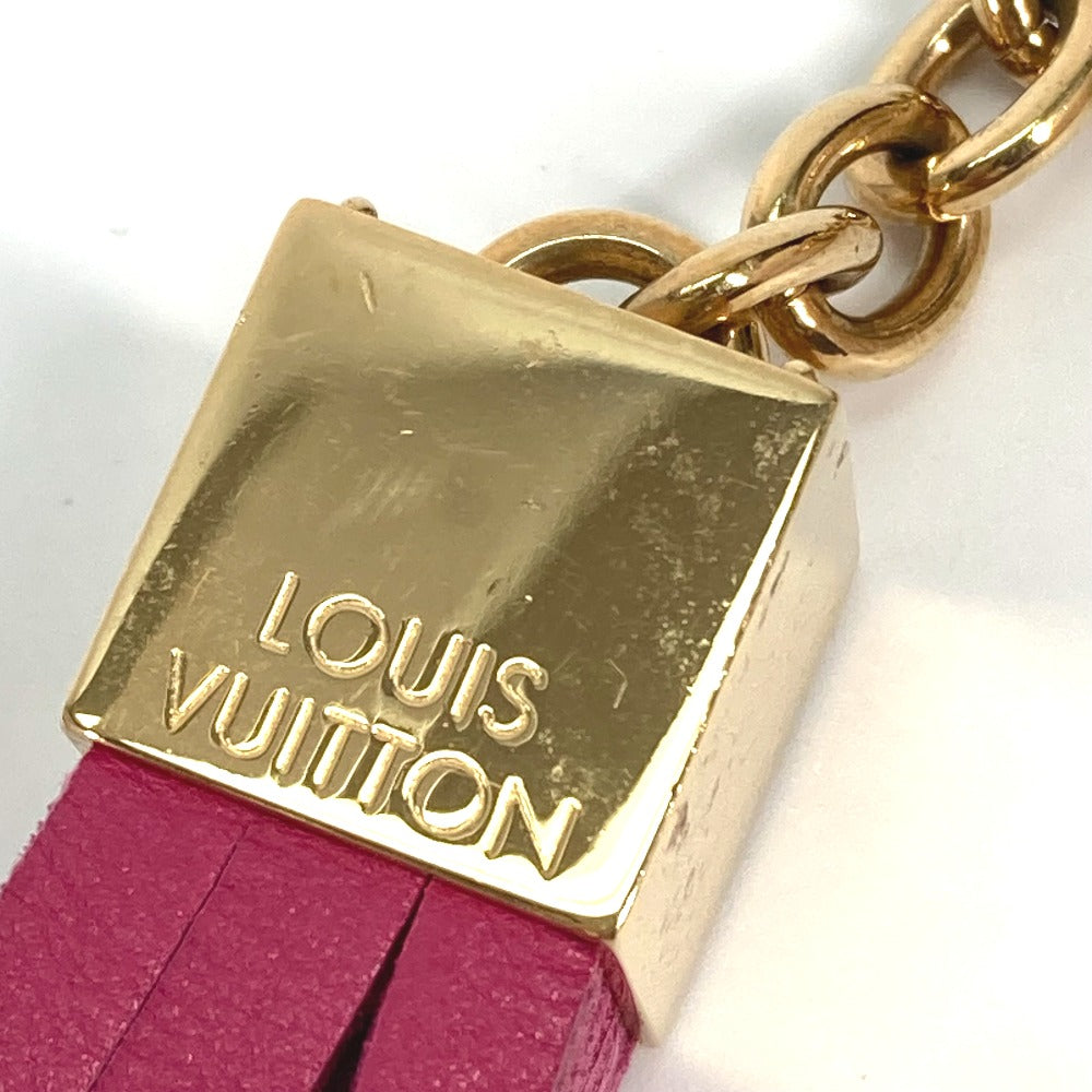 LOUIS VUITTON M66167 タッセル フリンジ ビジューサック フォクシー ポンポン キーホルダー バッグチャーム ファー レディース - brandshop-reference