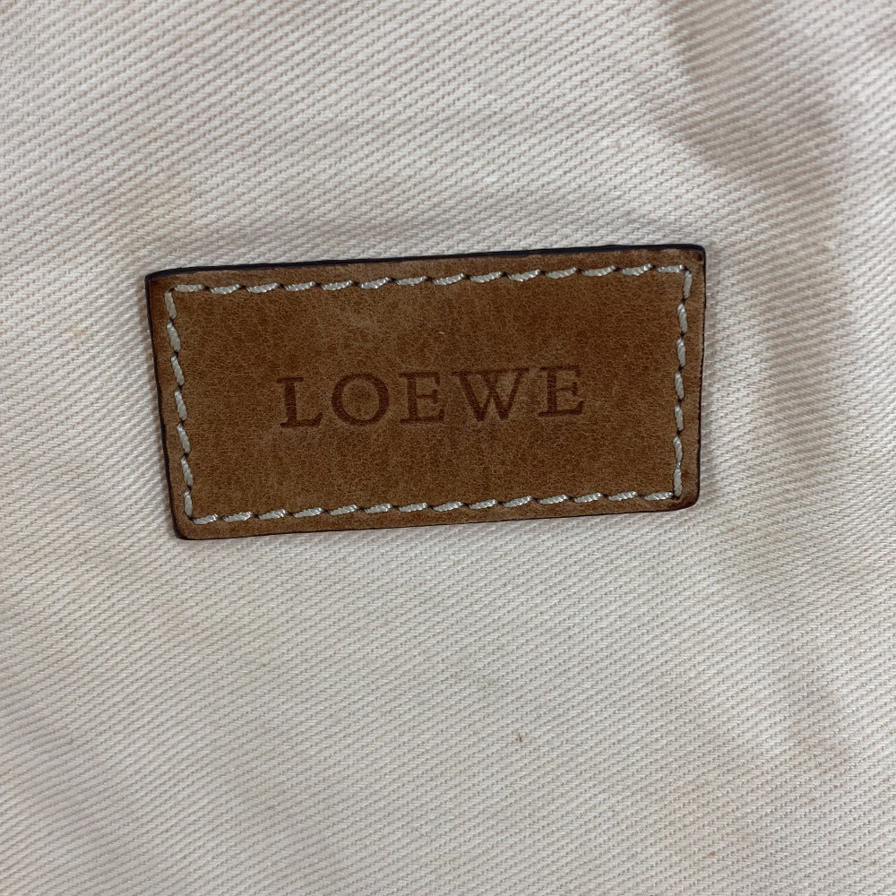 LOEWE アナグラム 巾着ポーチ付き ショルダーバッグ 肩掛け トートバッグ ビニール レディース - brandshop-reference