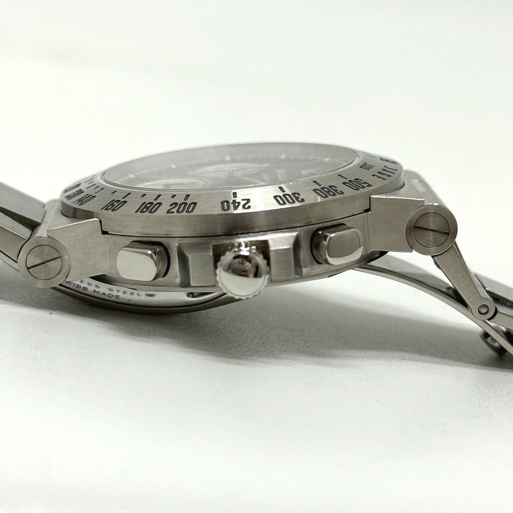 BVLGARI CH40STA プロフェッショナル ディアゴノ タキメトリック 自動巻き デイト 腕時計 SS メンズ