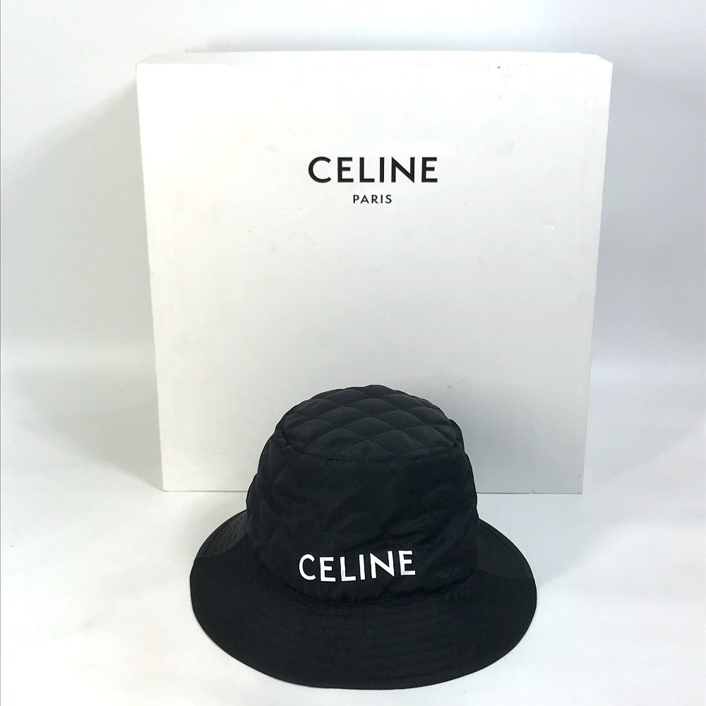 CELINE  2AUB0930C ロゴ キルティング 帽子 ハット ナイロン レディース - brandshop-reference