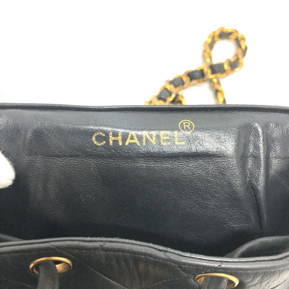 CHANEL CC ココマーク マトラッセ チェーン リュックサック ラムスキン レディース - brandshop-reference