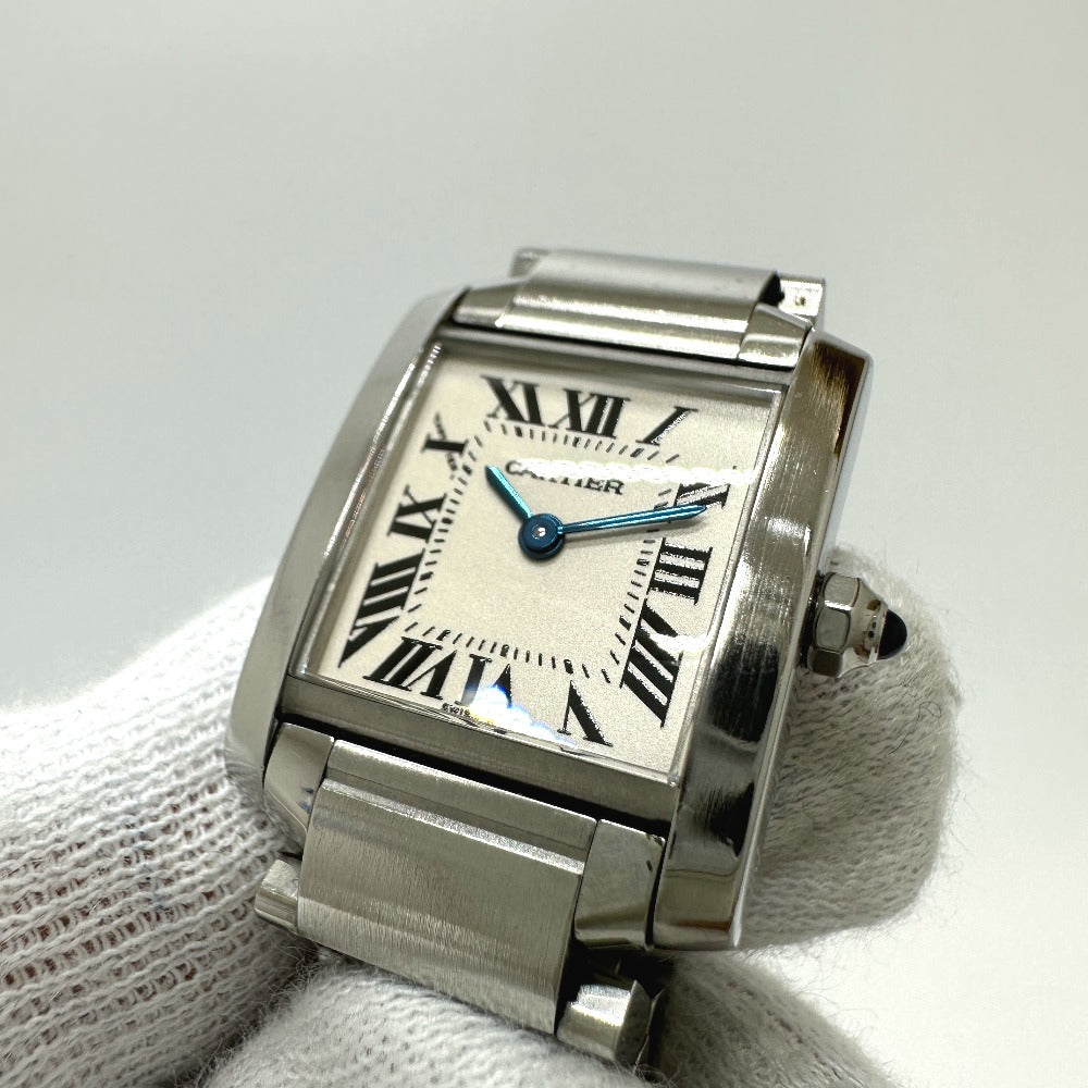CARTIER W51008Q3 タンクフランセーズSM 2384 クォーツ 腕時計 SS レディース | brandshop-reference