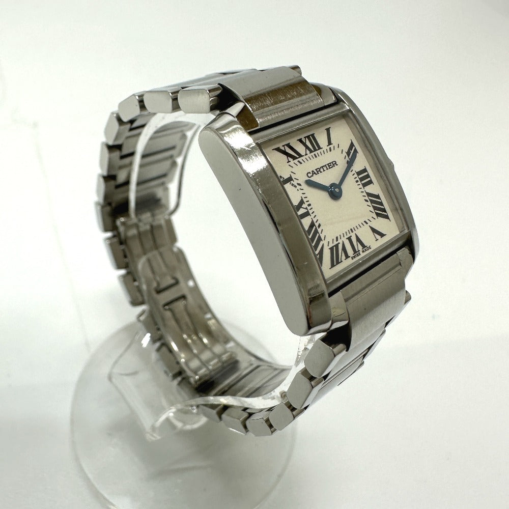 CARTIER W51008Q3 タンクフランセーズSM 2384 クォーツ 腕時計 SS レディース - brandshop-reference