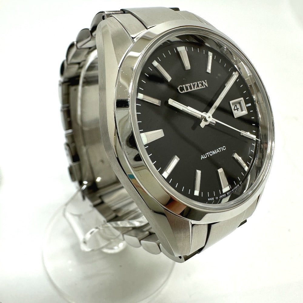CITIZEN 9011-S125804 メカニカル 自動巻き デイト 腕時計 SS メンズ - brandshop-reference