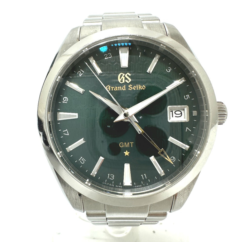 セイコー SEIKO 25周年記念 世界限定1200本 GMT 9F86-0AC0 グランドセイコー クォーツ デイト 腕時計 SS シルバー