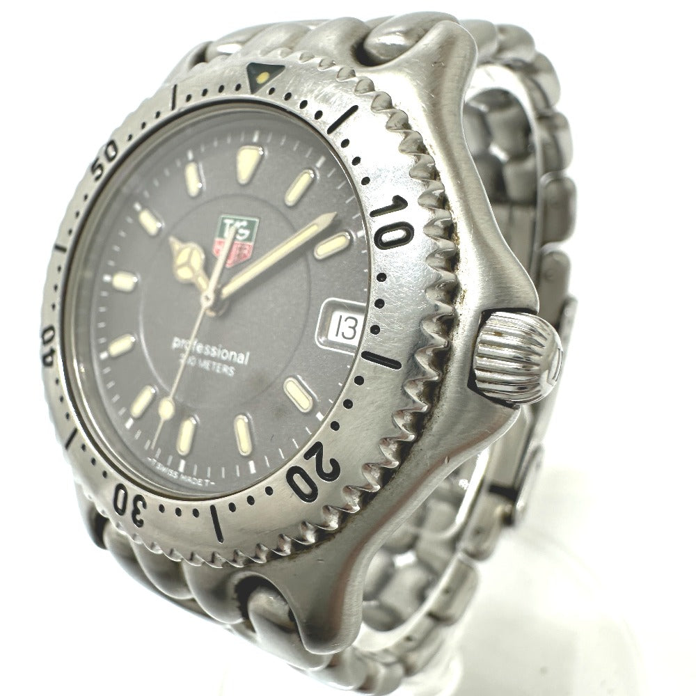 TAG HEUER WG1113 プロフェッショナル セルシリーズ 200M クォーツ デイト 腕時計 SS メンズ - brandshop-reference