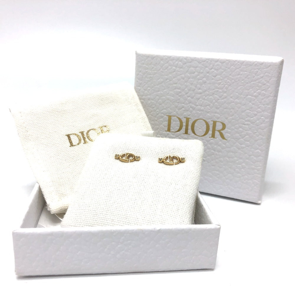 Dior CD ロゴ ラインストーン ピアス GP レディース - brandshop-reference