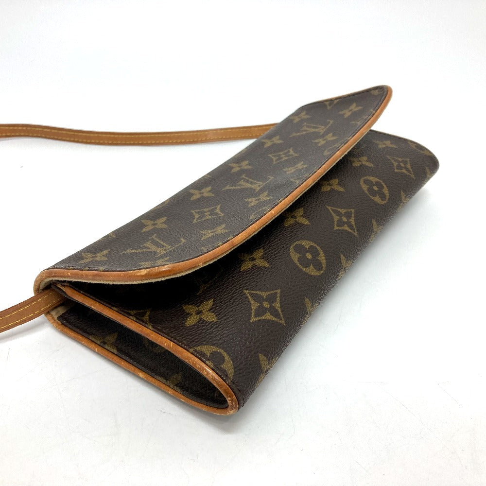 Louis Vuitton M Monogram Pochette Twin GM 2Way Beg Bag Clutch