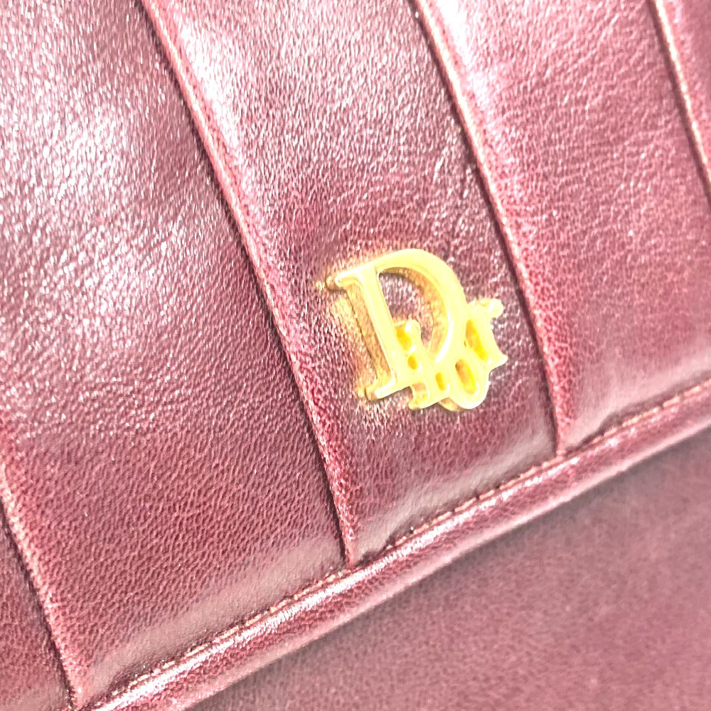 Christian Dior ロゴ ヴィンテージ ポシェット カバン 斜め掛け ショルダーバッグ レザー レディース - brandshop-reference