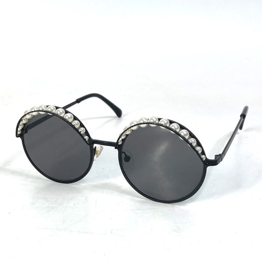 CHANEL CH4234 CC ココマーク フェイクパール 眼鏡 メガネ めがね 丸型 サングラス メタルフレーム レディース - brandshop-reference