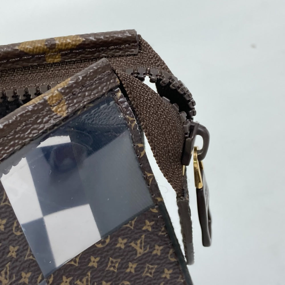 LOUIS VUITTON M81588 モノグラム チェス ダミエ スタンド ポーチ クラッチバッグ カバン ストラップ付 ポーチ モノグラムキャンバス メンズ - brandshop-reference