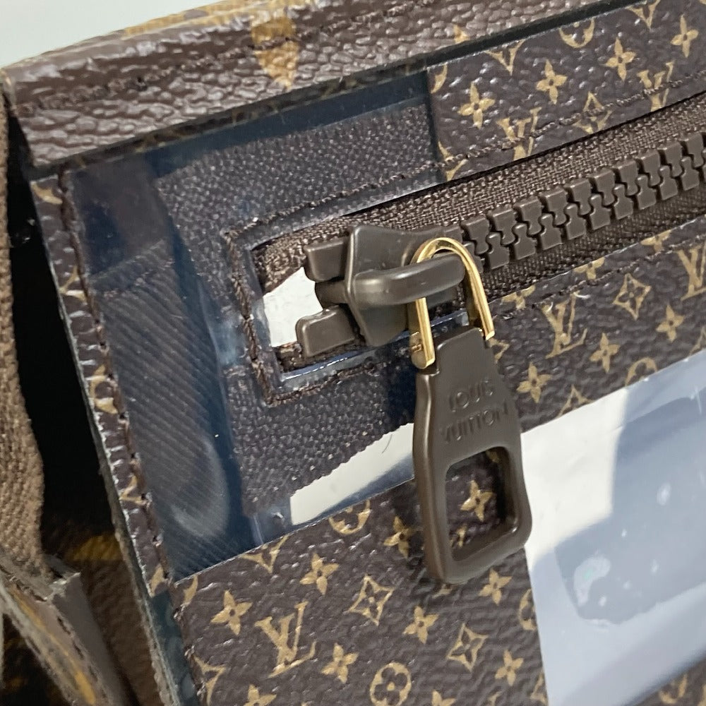 LOUIS VUITTON M81588 モノグラム チェス ダミエ スタンド ポーチ クラッチバッグ カバン ストラップ付 ポーチ モノグラムキャンバス メンズ - brandshop-reference