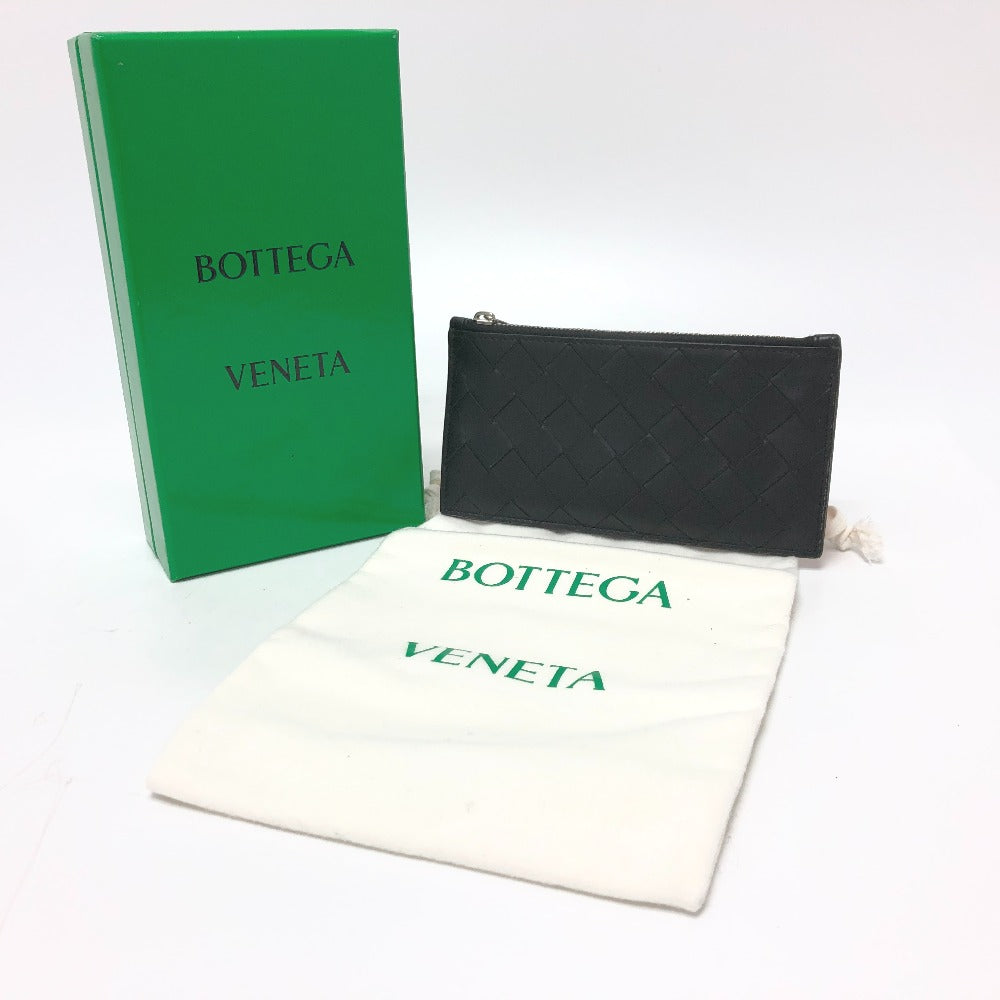 BOTTEGA VENETA イントレチャート コインケース カードホルダー カードケース レザー メンズ - brandshop-reference
