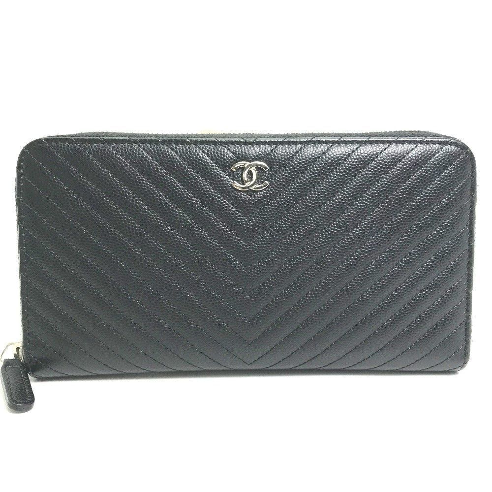 CHANEL A50097 CC ココマーク Vステッチ キルティング ロング ...