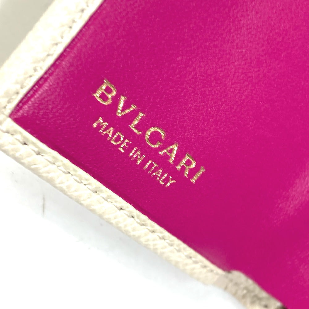 BVLGARI 288653 ブルガリブルガリ コンパクトウォレット 3つ折り財布 レザー レディース - brandshop-reference