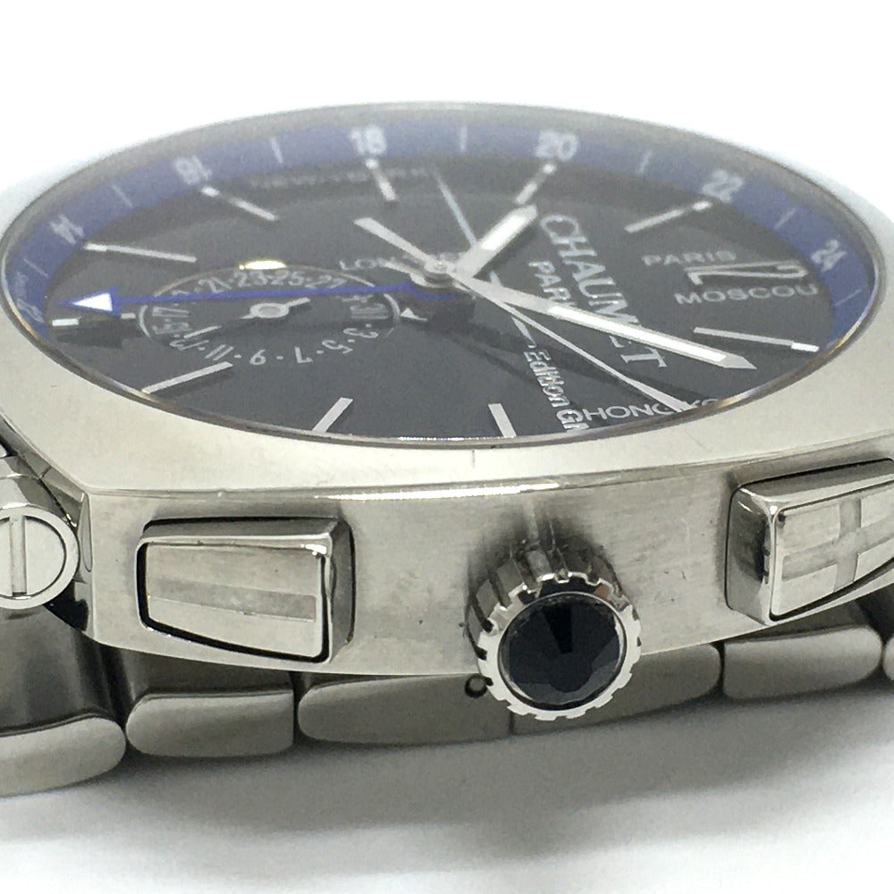 Chaumet W11692-32A ダンディ GMT  自動巻き 腕時計 SS メンズ - brandshop-reference