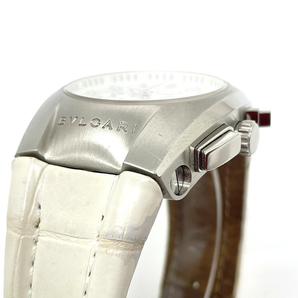 BVLGARI EG35SCH クロノグラフ デイト エルゴン 12Pダイヤ 腕時計 SS ボーイズ - brandshop-reference