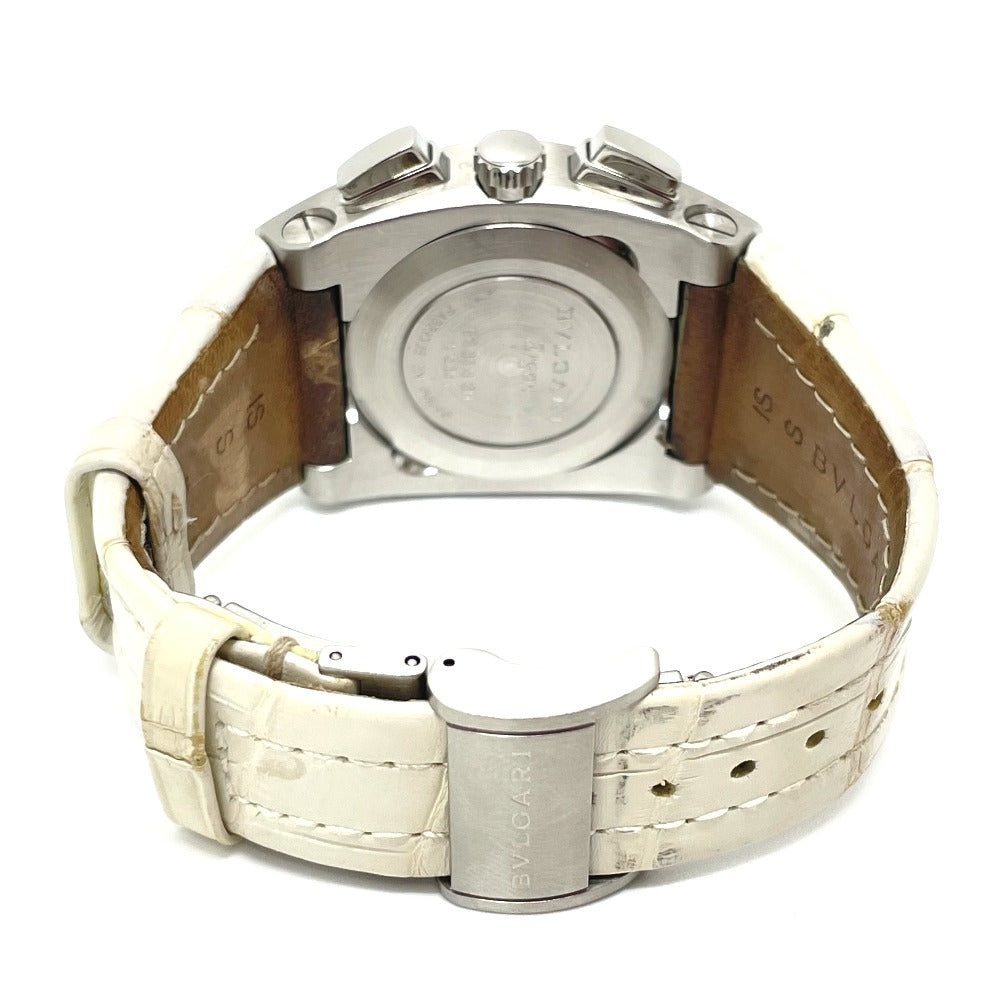 BVLGARI EG35SCH クロノグラフ デイト エルゴン 12Pダイヤ 腕時計 SS ボーイズ - brandshop-reference