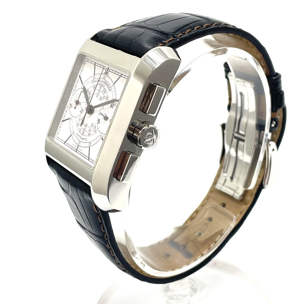 Baume & Mercier MOA08607 クロノグラフ ハンプトンクラシック 自動巻き 腕時計 SS メンズ - brandshop-reference