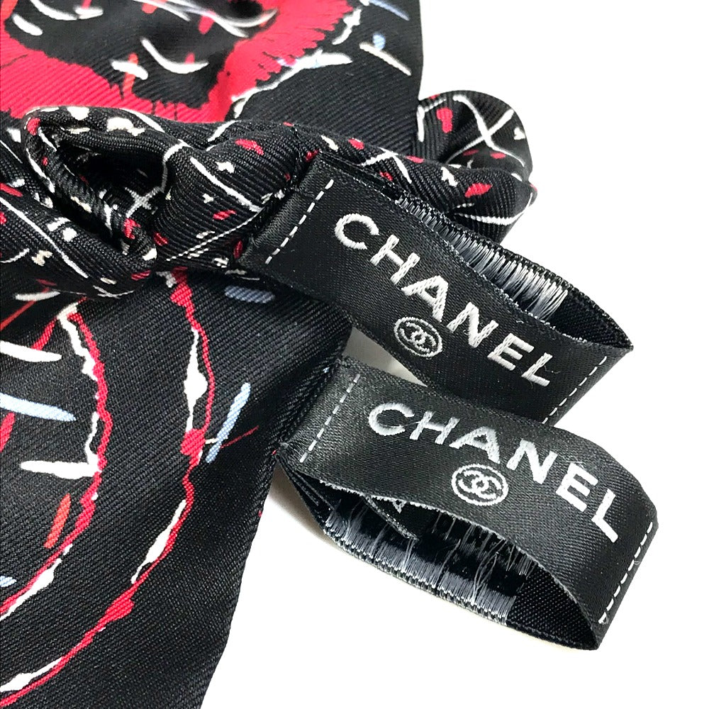 CHANEL ココマーク CC スカーフ  2点セット リボン 22K/ヘアアクセサリー シュシュ シルク レディース - brandshop-reference