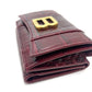 BALENCIAGA 600212 Bロゴ 型押し コンパクト 3つ折り財布 レザー レディース - brandshop-reference