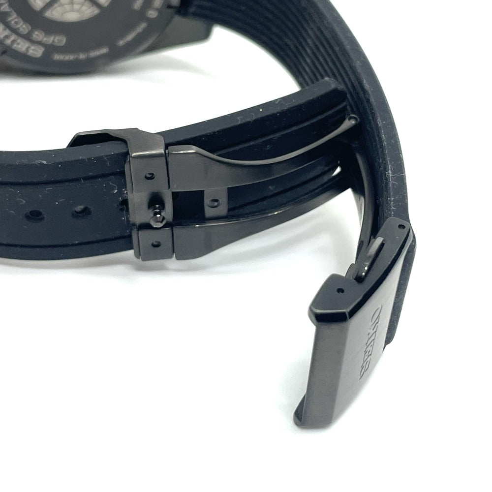 セイコー SEIKO 50周年記念 SBXC023/5X53-0AK0 アストロン GPS ソーラー デイデイト 腕時計 SS ブラック 美品