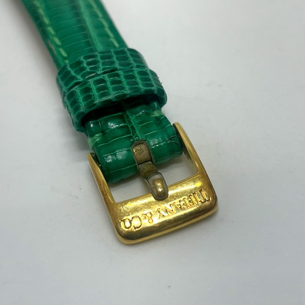 クオーツディスプレイタイプティファニー TIFFANY&Co. アトラス クラシック L0530 クォーツ 腕時計 K18 ゴールド