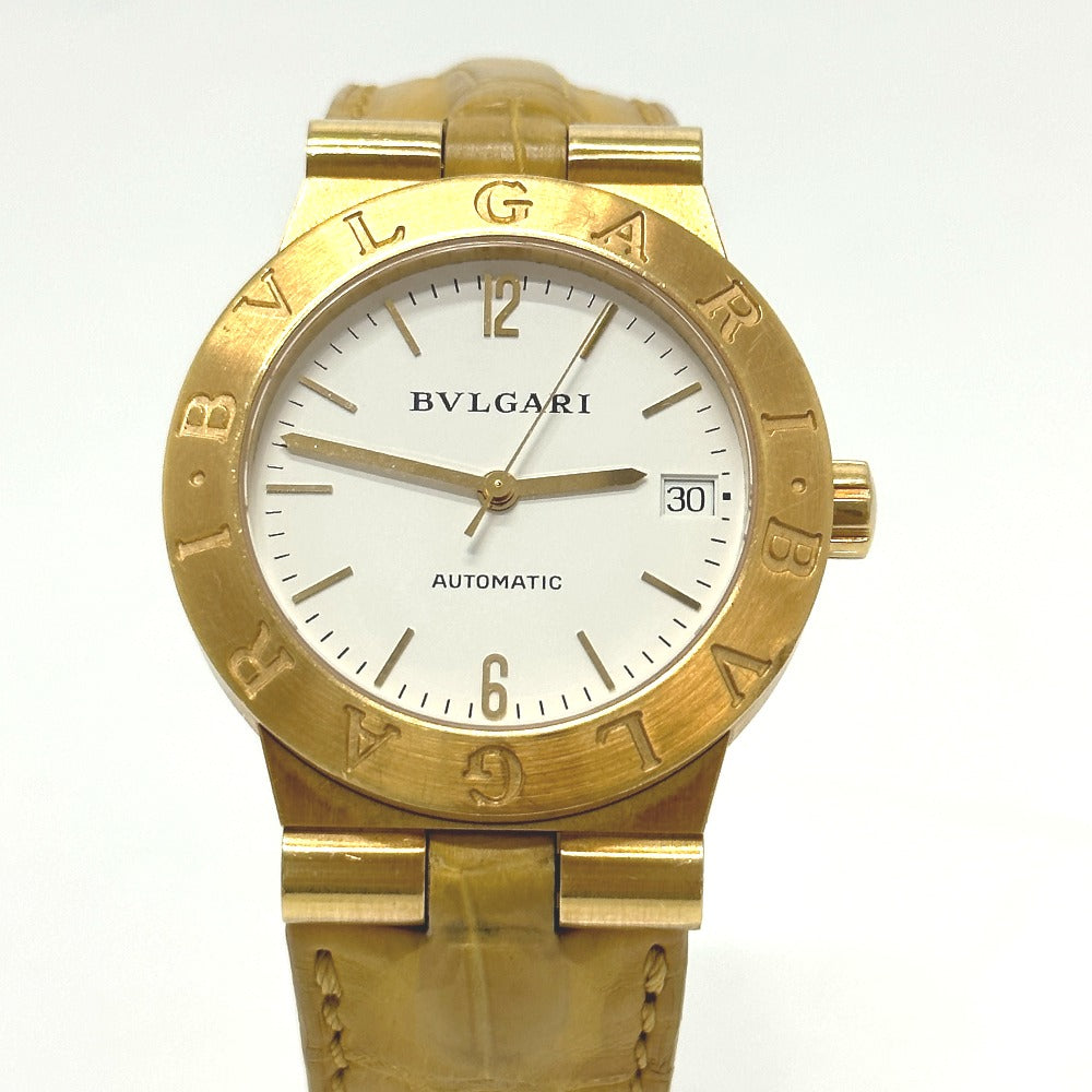 BVLGARI LC35G ディアゴノ スポーツ 自動巻き デイト 腕時計 K18YG メンズ - brandshop-reference
