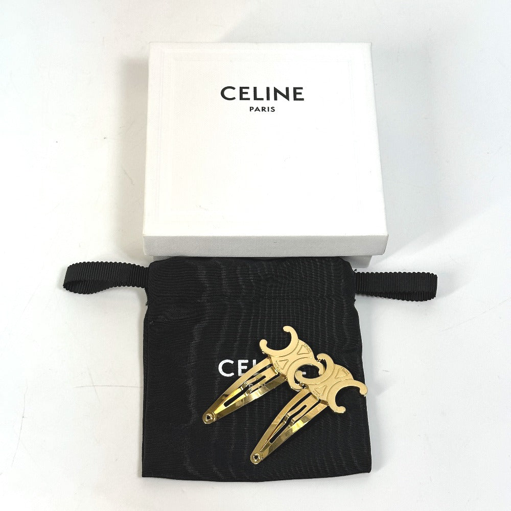 CELINE トリオンフ スナップヘアクリップ - www.stedile.com.br