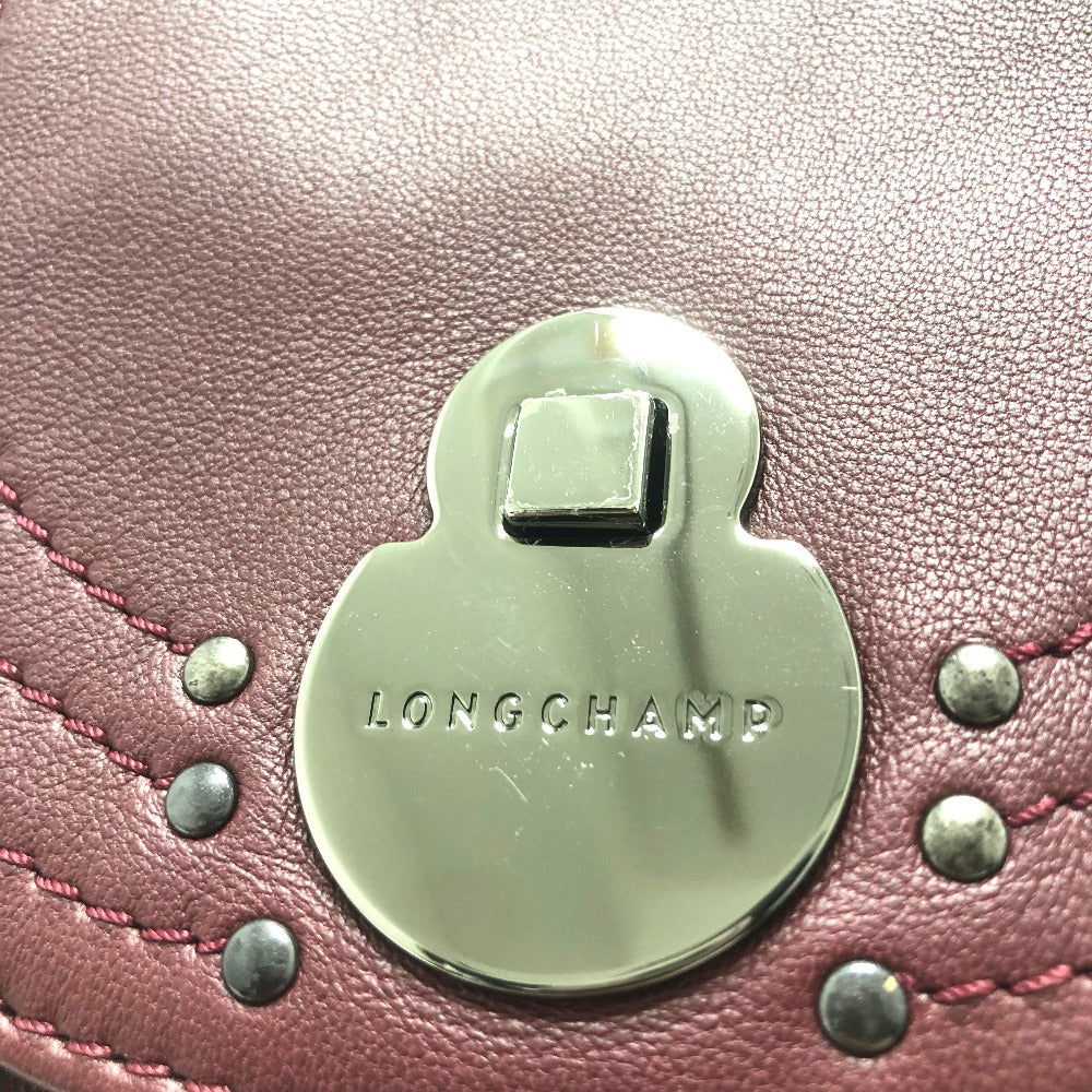 Longchamp バックパック 肩掛け リュックサック レザー レディース - brandshop-reference