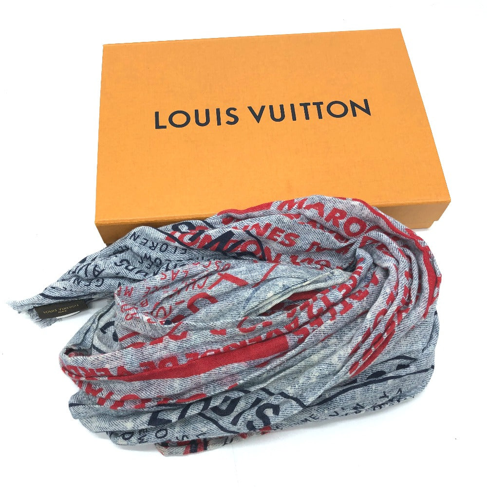 LOUIS VUITTON M78538 総柄 エトール・デニムスタンプ ファッション小物 ストール コットン メンズ - brandshop-reference