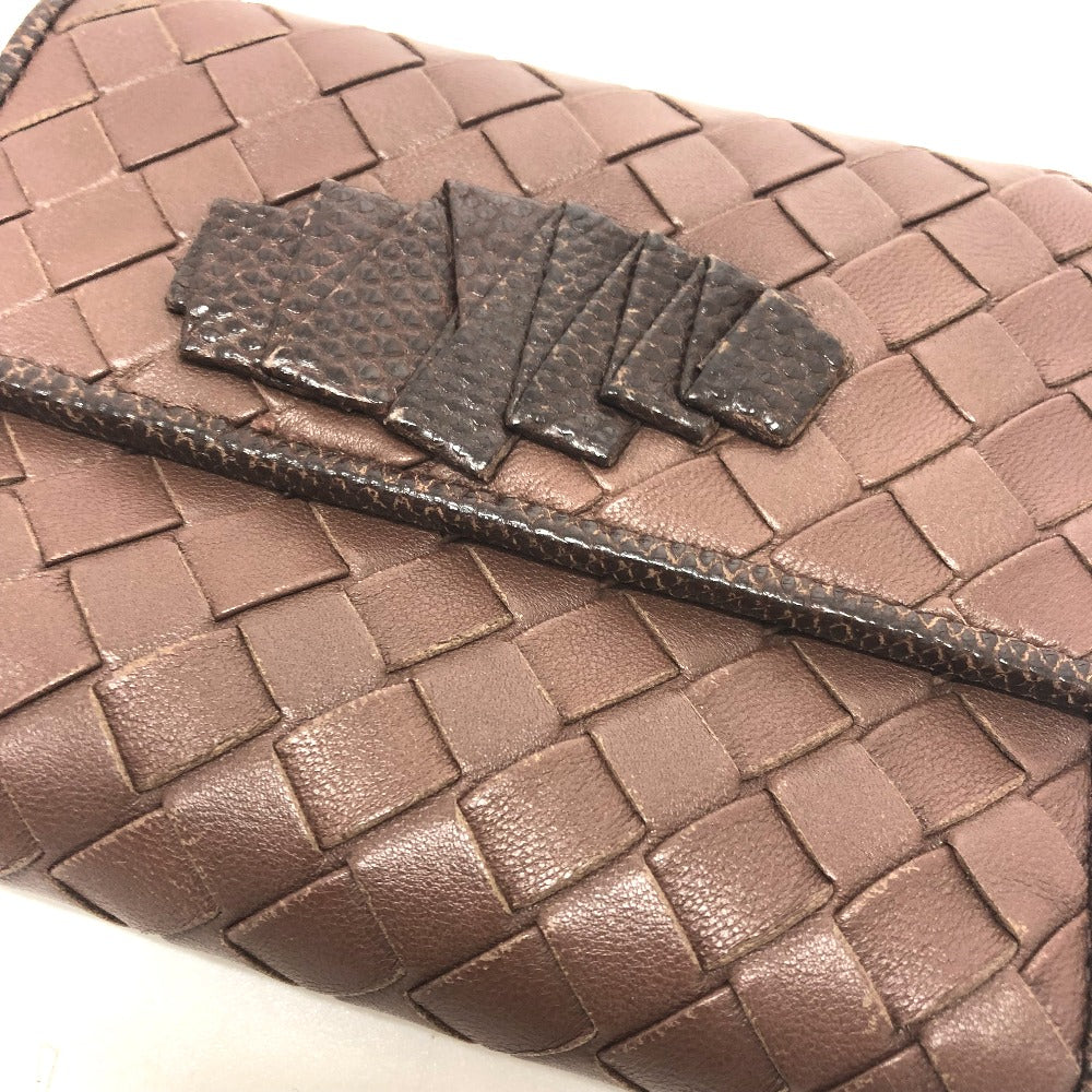 BOTTEGA VENETA イントレチャート コンパクトウォレット サイフ 3 ...