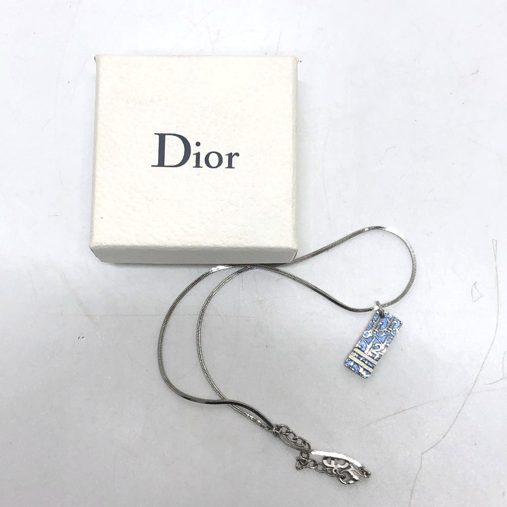 Dior トロッター ナンバー2 プレート ペンダント ネックレス 金属 レディース - brandshop-reference