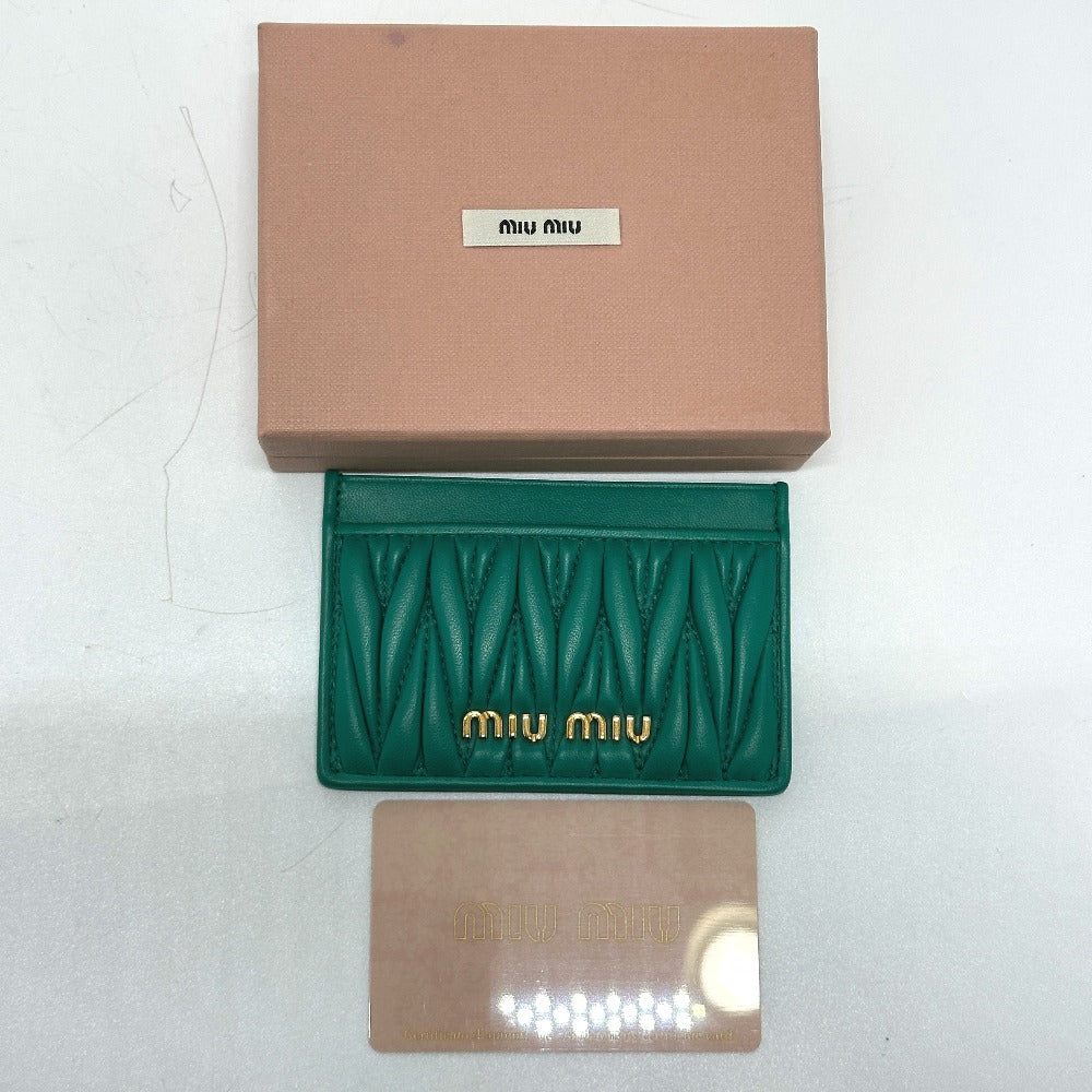 MIUMIU 5MC208 マテラッセ カードケース 小物入れ カードケース レザー レディース - brandshop-reference