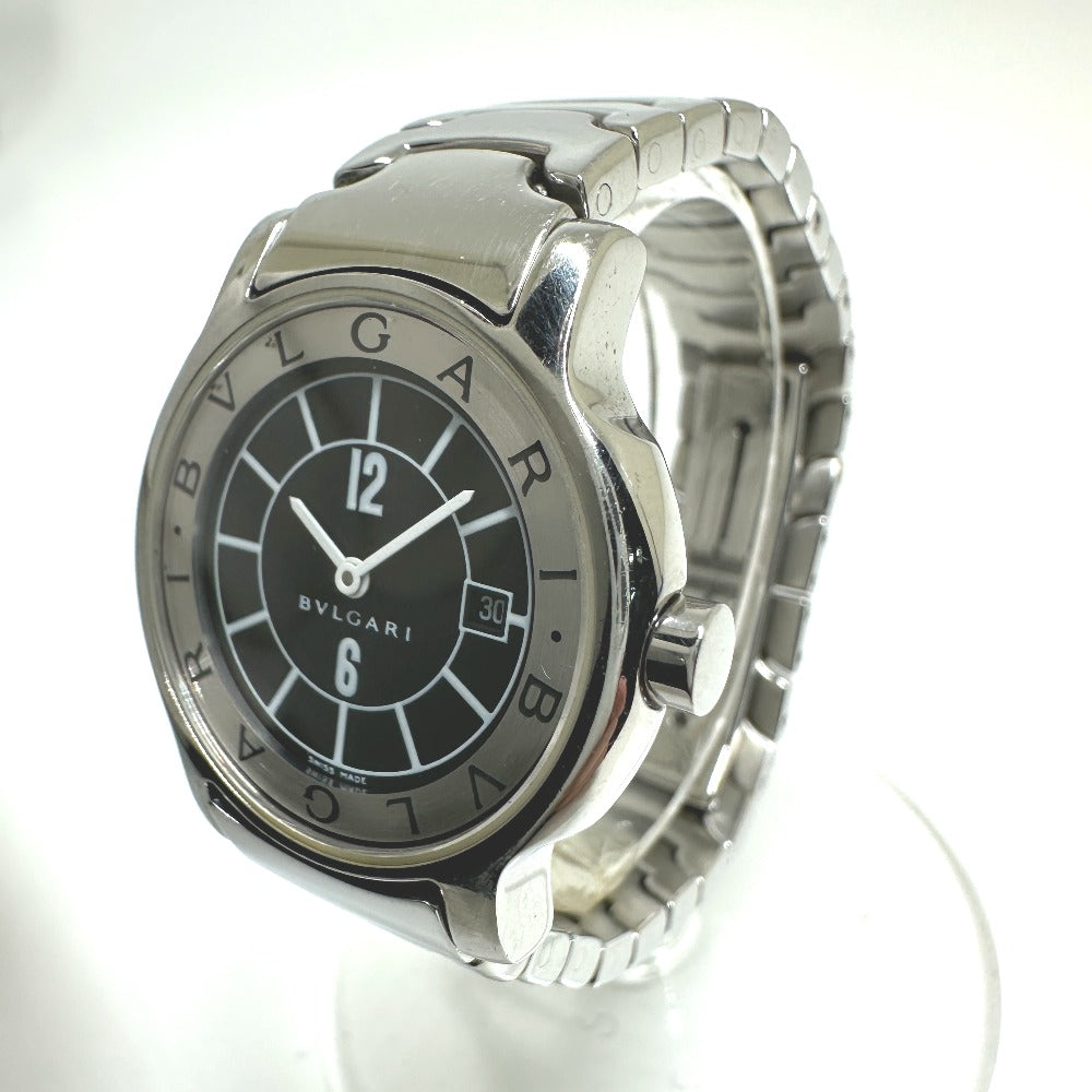 BVLGARI ST29S ソロテンポ クオーツ デイト 腕時計 SS レディース - brandshop-reference
