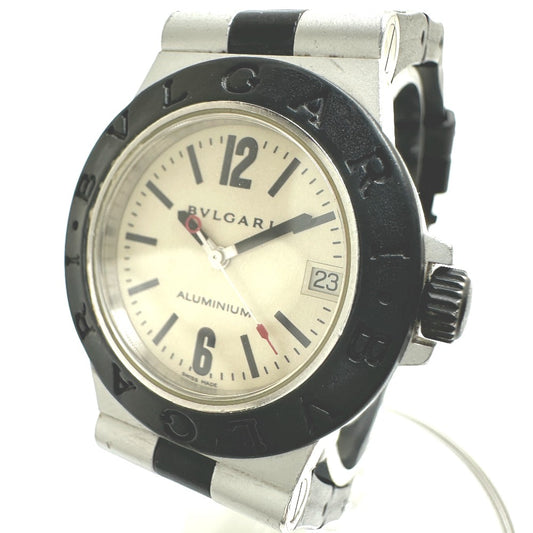 BVLGARI AL32TA ブルガリブルリ クォーツ デイト 腕時計 アルミニウム ボーイズ