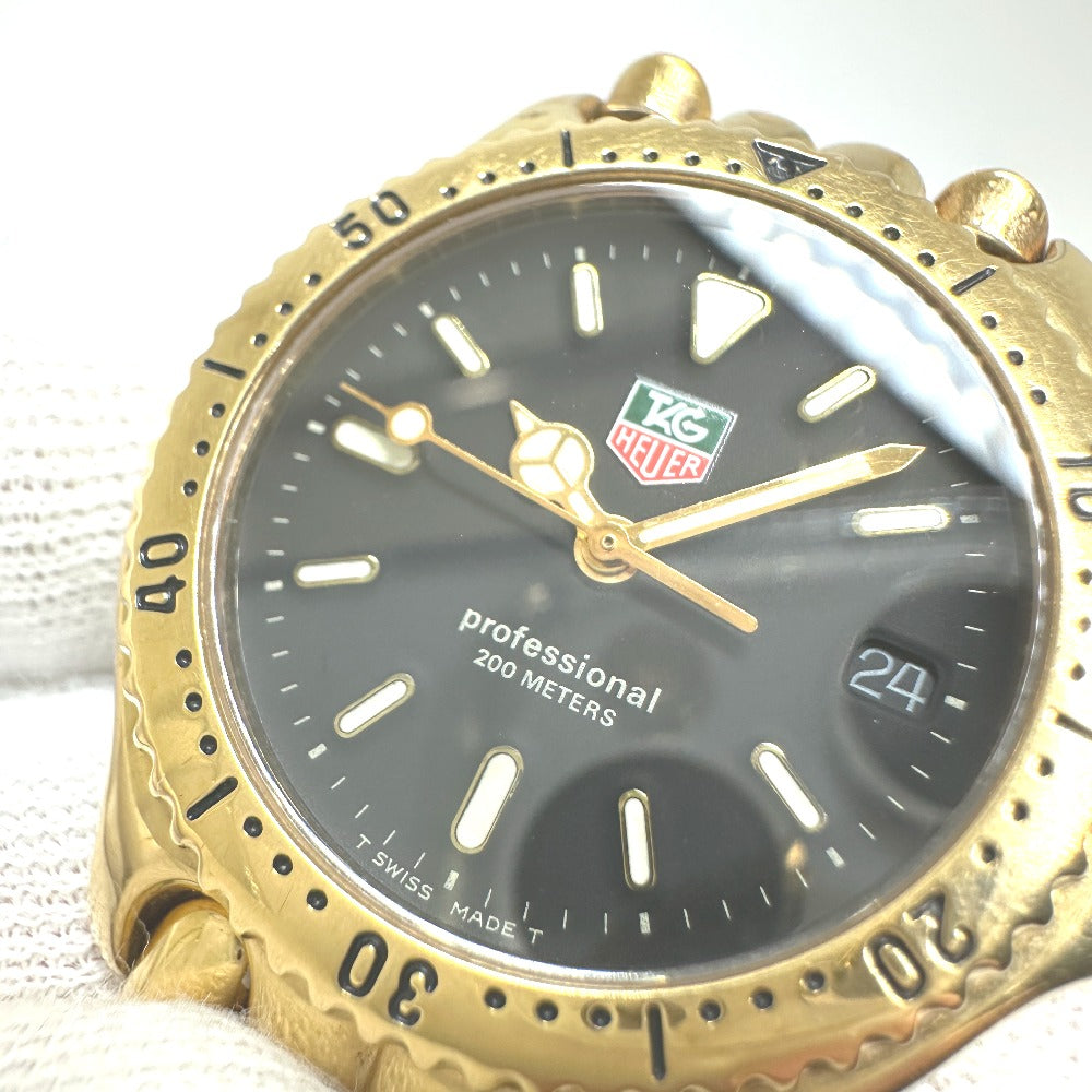 TAG HEUER S94.313M セルシリーズ クォーツ デイト 腕時計 GP メンズ ...