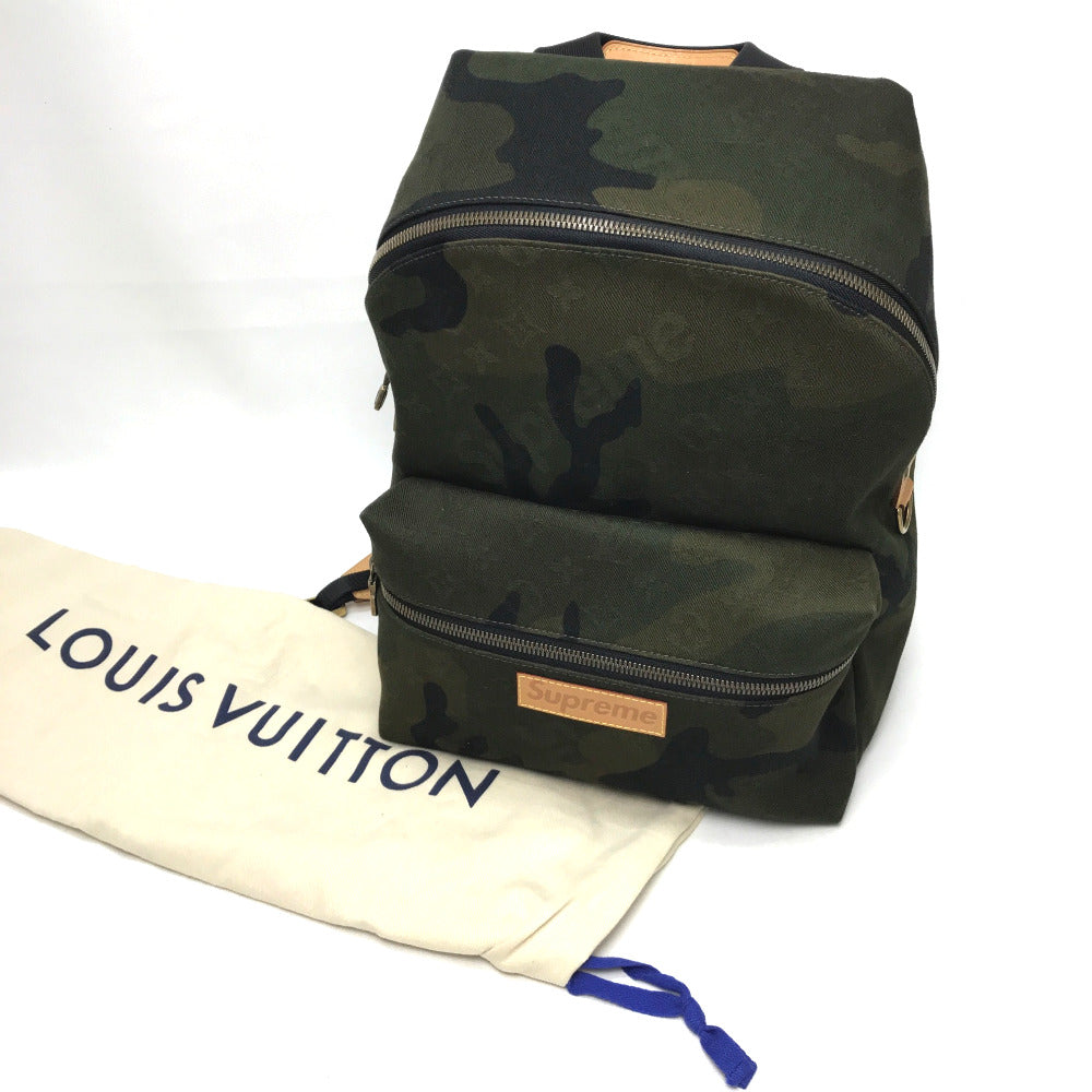 LOUIS VUITTON M44200 17aw Supreme シュプリーム 迷彩 カモフラ柄 アポロ バックパック リュックサック キャンバス メンズ - brandshop-reference