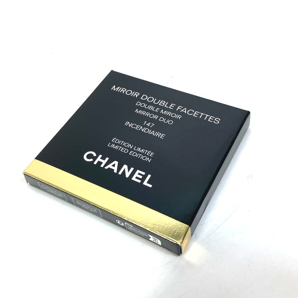 CHANEL 138067 CC ココマーク ミロワール ドゥーブル ファセット コンパクト ダブル ミラー 鏡 プラスチック レディース - brandshop-reference