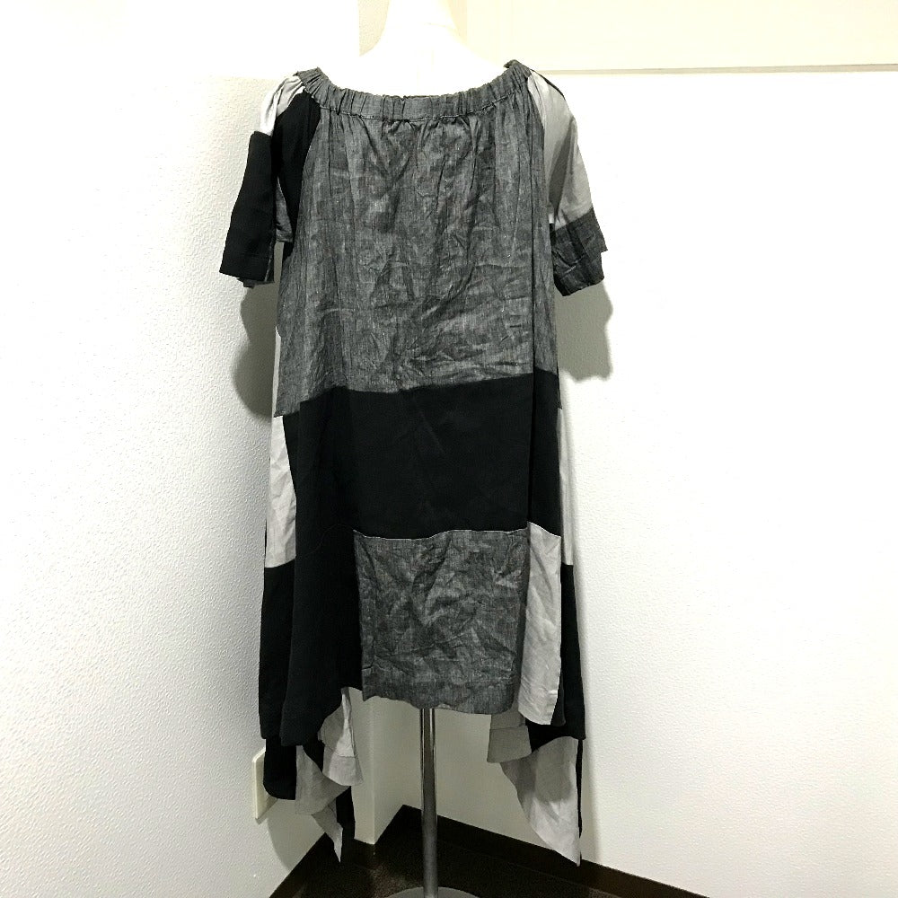 mikomori C0015 A1LR01 ドレス水着 パッチワーク オフショルダー アパレル レディース ワンピース - brandshop-reference