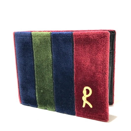 Roberta di Camerino 短財布 がま口 ベロア レディース 二つ折り財布（小銭入れあり） - brandshop-reference